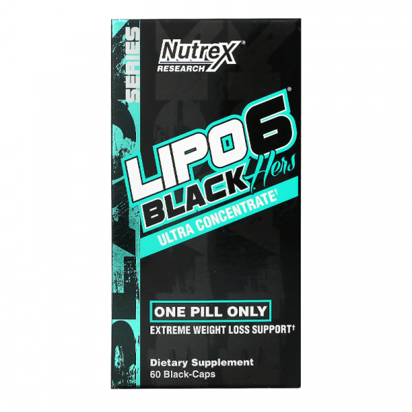 NUTREX LIPO 6 BLACK UC HERS 60 CAPS