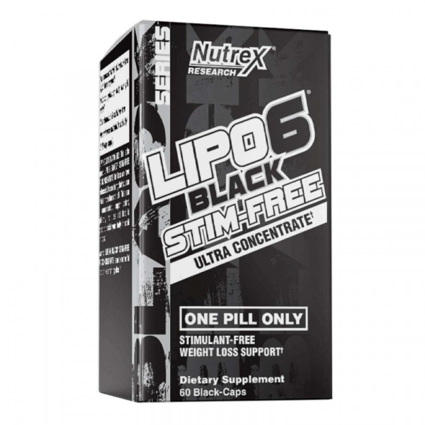 NUTREX  LIPO 6 BLACK STIM FREE 60 CAPS