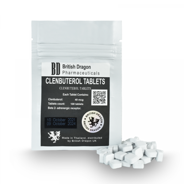 Clenbuterol 40mcg Britihs Dragon