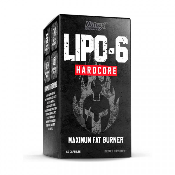 NUTREX WARRIOR SERIES LIPO-6 HARDCORE ULTRA CONCENTATE 60CT