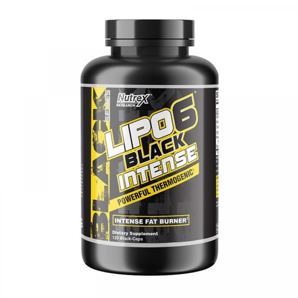 NUTREX LIPO 6 BLACK UC INTENSE FAT BURNER 120 CAPS